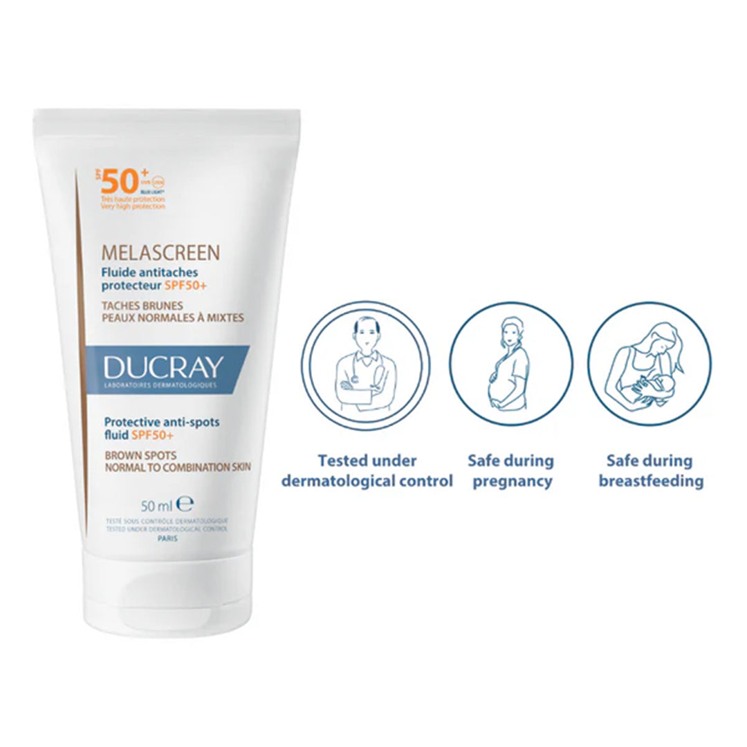 Ducray Melascreen Protective Anti-Spots Fluid SPF50+ - 50ml