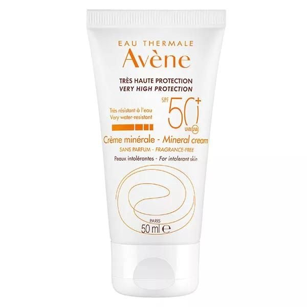 AVENE SPF50+MINERAL CREAM FOR INTOLERANT SKIN 50ML