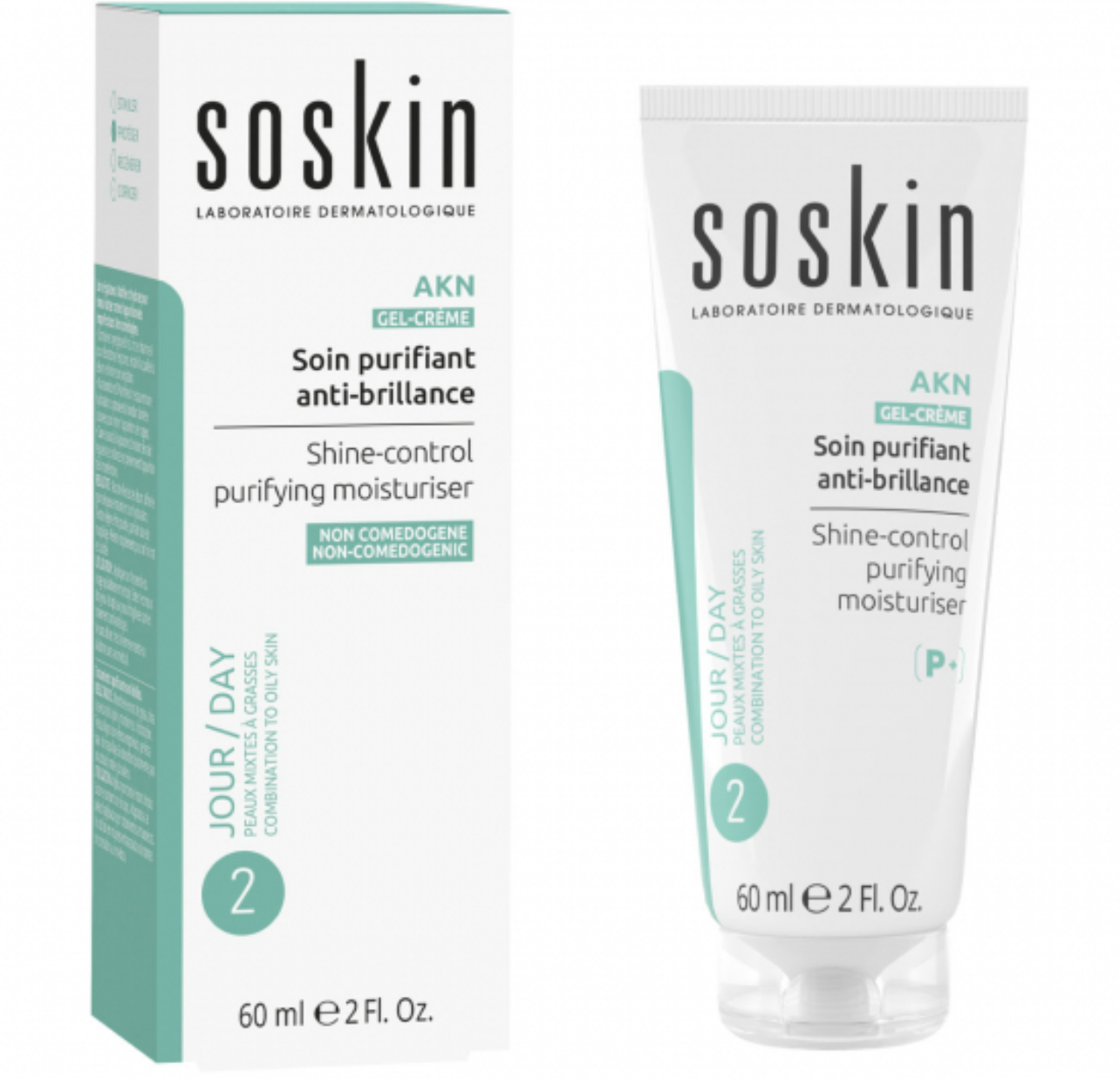 Soskin Shine Control Purifying Moisturiser 60ml