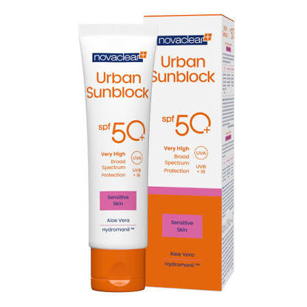 NOVACLEAR URBAN SUNBLOCK SPF50+ SENSITIVE SKIN 40ML