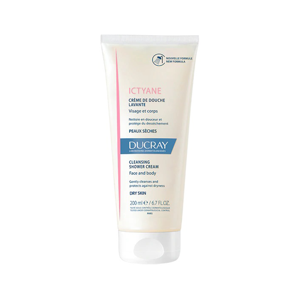 DUCRAY  ICTYANE CLEANSING SHOWER CREAM 200ML