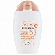 AVENE SPF50+ TINTED MINERAL FLUID FOR INTOLERANT SKIN  40ML