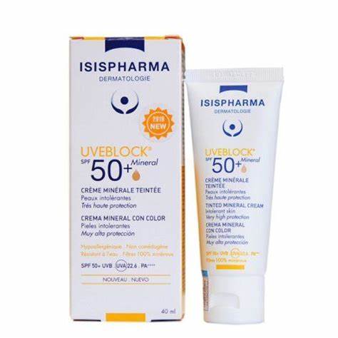 ISISPHARMA UVEBLOCK SPF50+ TINTED MINERALE 40ML